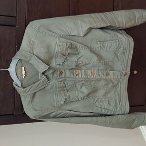 Westport Green Denim Jacket